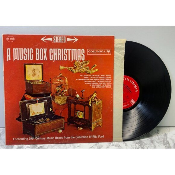 A Music Box Christmas Vinyl LP Rita Ford Columbia CS 8498 Stereo Holiday Music - Picture 1 of 6